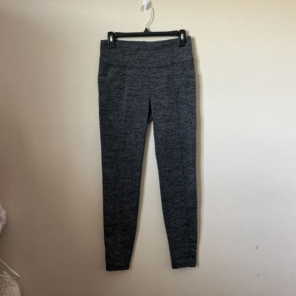 Athleta High Waisted Herringbone Metro Legging in Navy Women's Size Large